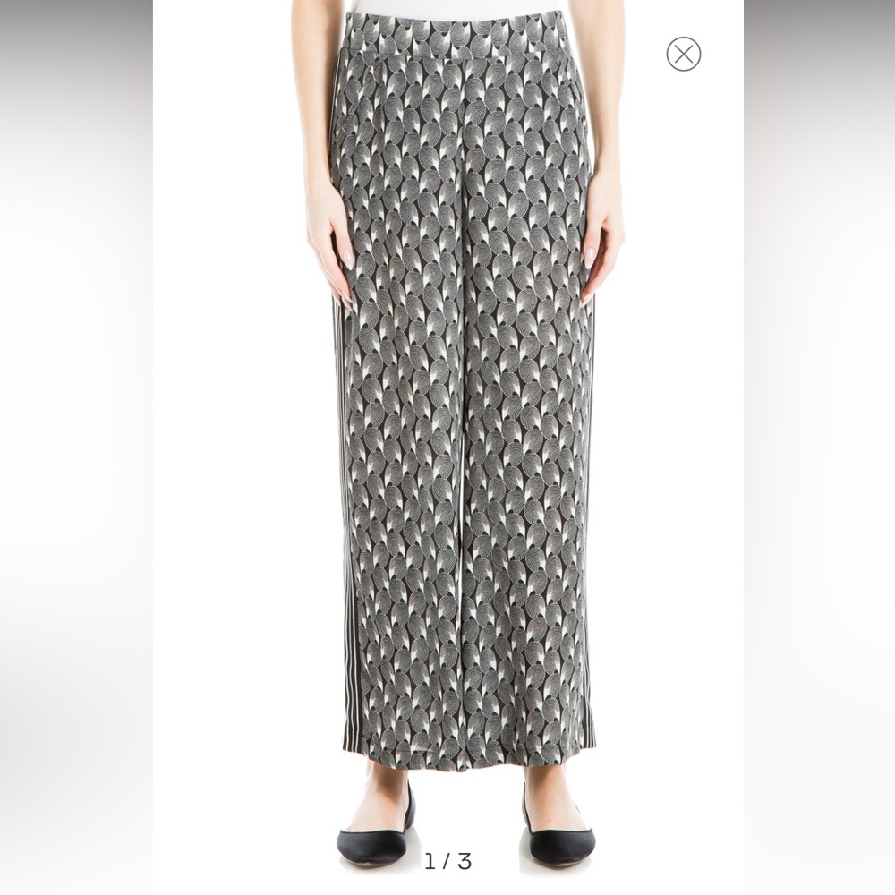 Max Studio wide‎ leg pull on pants 1X NWT